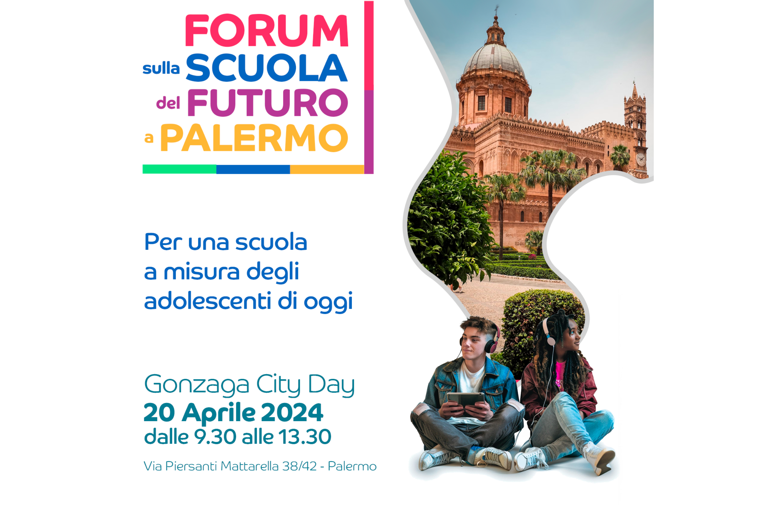 Costruiamo insieme la scuola del futuro al Gonzaga City Day a Palermo!